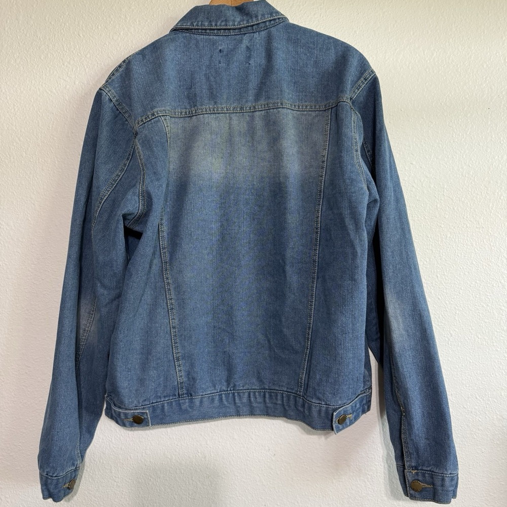 Seminole Hard Rock Hotel Casino Adult Size Large Jean Jacket Denim Trucker Tampa - Picture 4 of 8